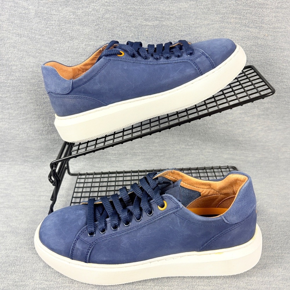 Samuel Hubbard Sunset Sneakers Womens 5.5 M Blue Nubuck Leather Low Top Comfort